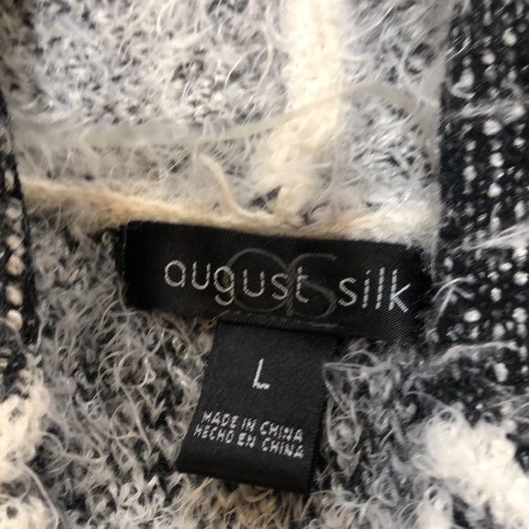 August Silk Cardigan sweater/jacket size large.. New without tags. Very … - Picture 3 of 5